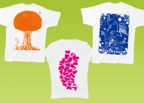 貴宝石プリントTシャツの商材写真